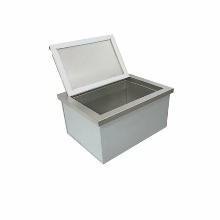 CARNE Valiant Stainless Steel Drop-In Cooler Ice Container with Removable Lid CA1703478